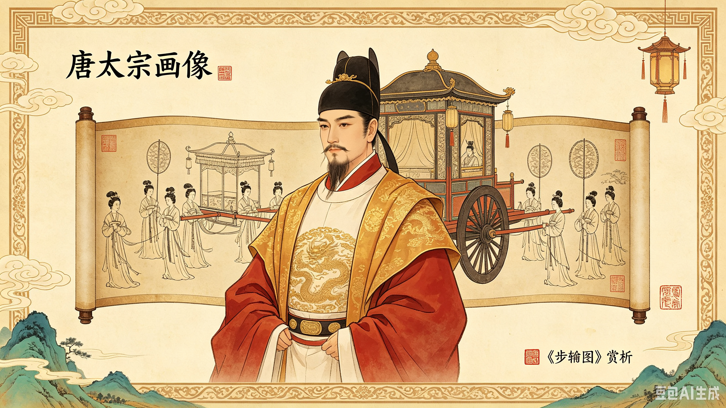 唐太宗李世民像